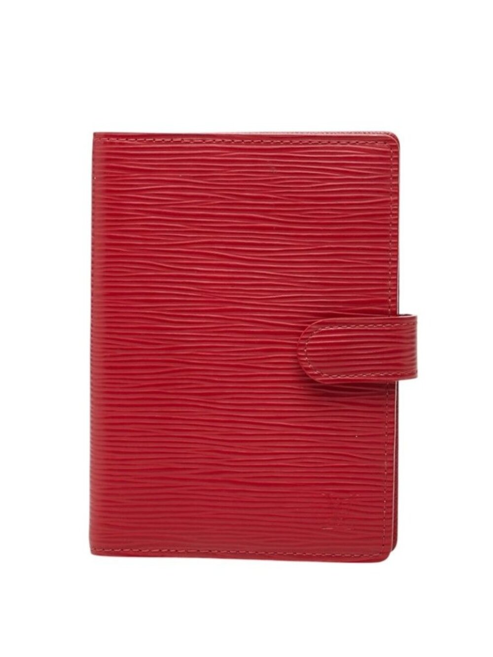 Louis Vuitton Epi Agenda PM Cover Planner Castilian Red Leather Ring